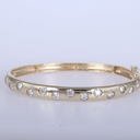 Round Cut Diamond bangle for Women