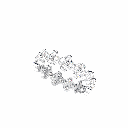 Round Diamond Band Engagement Band for Women