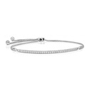  Round Diamond Tannis Design Bolo Bracelet 