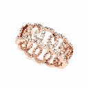 Round Diamond Engagement Band Ring for Women