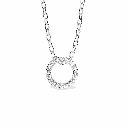 Round Diamond Round Shape Pendant for Women