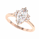 Marquise Shape Diamond Engagement Ring for Women