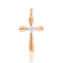  Round Diamond Luxurious Designer Cross Pendant