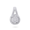  Round Diamond Antique Designer Pendant 