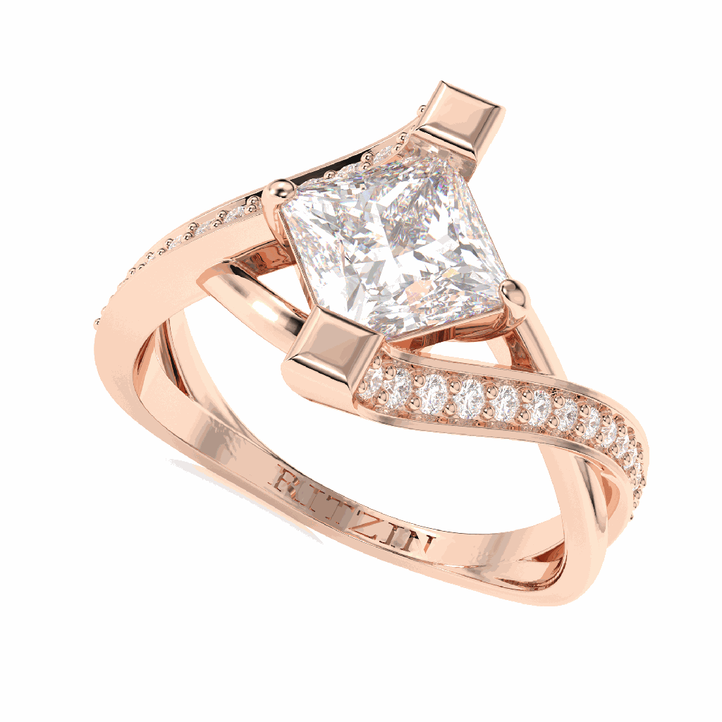 Princess Diamond Engagement Ring for Women