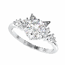 Round Diamond Engagement Ring for Women