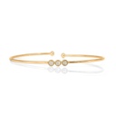  Round Diamond Adujstable Size Bangle 