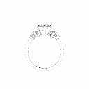 Round Diamond Fancy Style Engagement Ring For Her