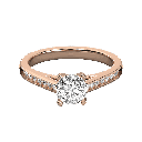  Round Cut Diamond Prong Set Solitaire Ring 