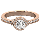  Round Diamond Designer Solitaire Wedding Band 