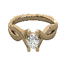  Round Diamond  Engagement Solitaire Ring For Her