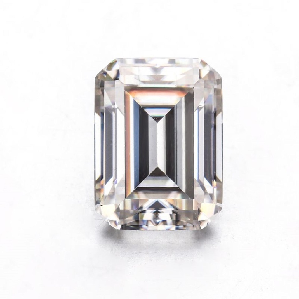 Loose Moissanite White Clean Emerald Cut 5.00 x 3.00 MM