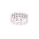Classic Eternity Ring with Oval Shaped Diamonds For Her