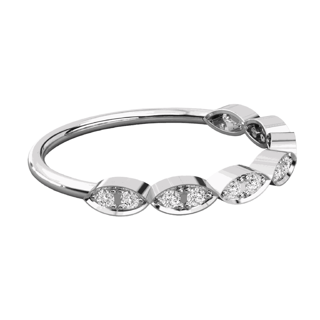 Round Cut Diamond Engagement  Ring For Her