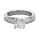  Round Diamond Designer Solitaire Ring 