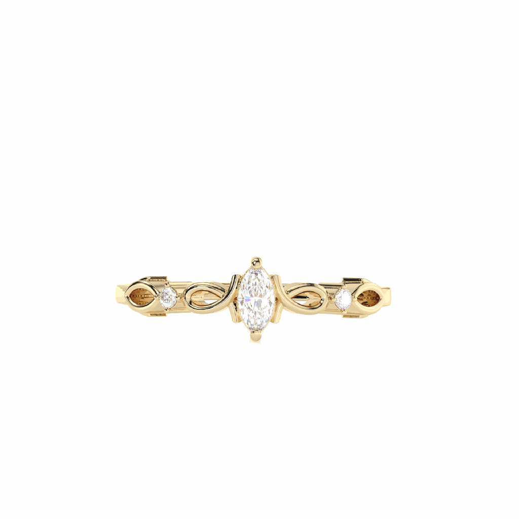 Marquise Diamond Engagement Ring for Women