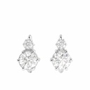 Round Cut Stone Stud Earring For Women