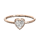  Heart Shape Diamond Unique Engagement Ring For Women