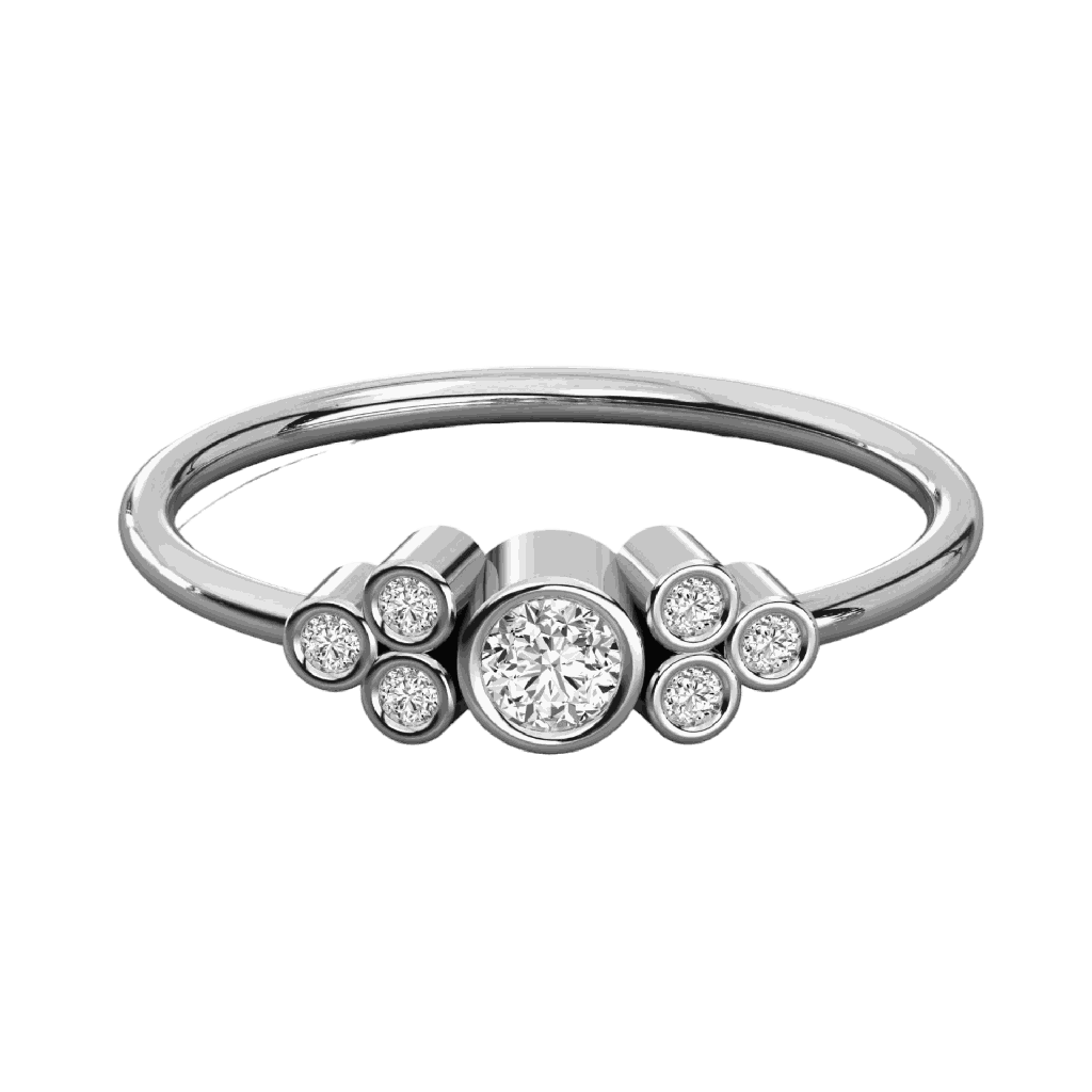  Round Diamond Wedding Band 