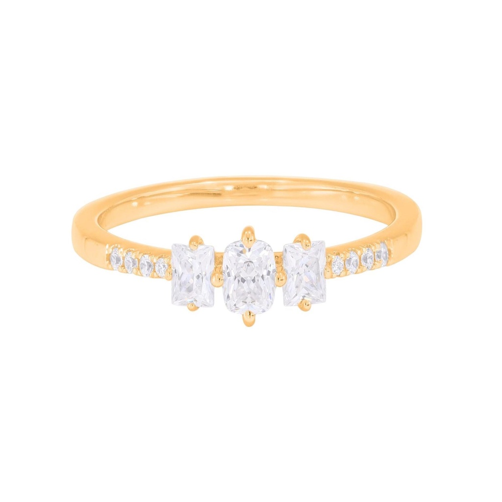Round Princess And Cushion Diamond Wedding Band For Women