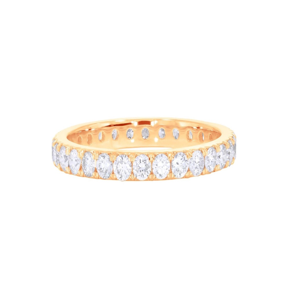 Round Diamond Eternity Wedding Band For Women