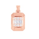  Round Diamond Charm Luxurious Pendant For Women
