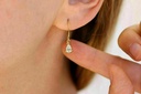 Pear Cut Diamond Drops/Dangle Earring For Women