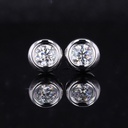  Round Cut Diamond Stud Earring For Women