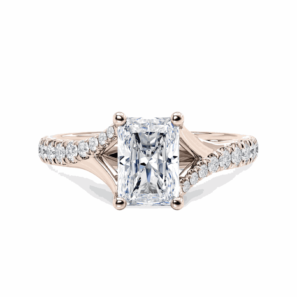  Radiant Cut Diamond Engagement Ring For Women