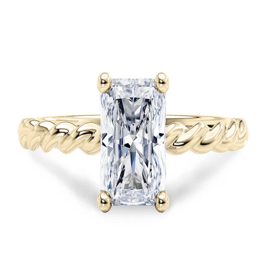  Radiant Cut Diamond Engagement Ring For Women