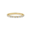  Baguette Shape Moissanite Wedding Band For Men's 