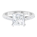  Princess Diamond Engagement Ring for Women