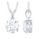  Solitaire Pendant Necklace, Mothers Day Pendant 