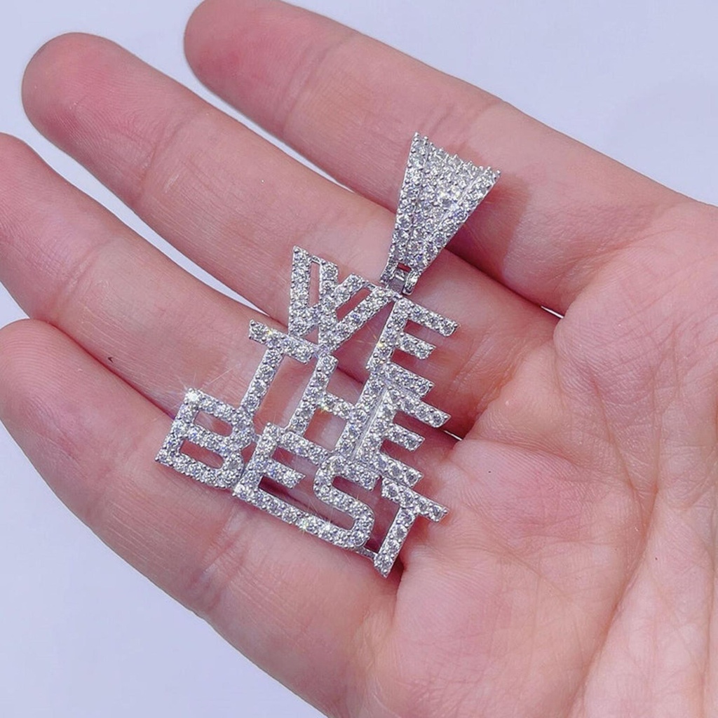 Iced Out VVS  Pendant - Hip Hop Bling 'We The Best' Style