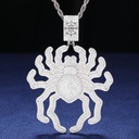 Micro Moissanite Tarantula Pendant