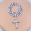  Cross Necklace, Urban Hip Hop Jewelry for Rappers