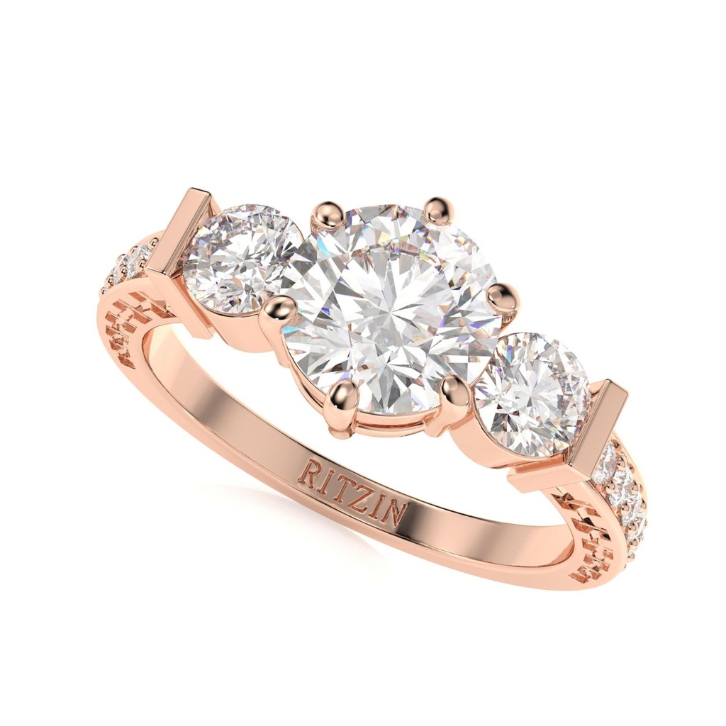  Ring For Women|  3 Stone Sterling Silver Custom Rings | Wedding, Engagement, Anniversary, Bridal Promise Gift Rings &amp; Bands