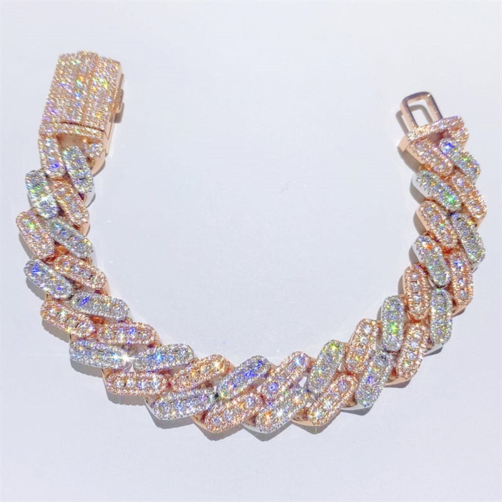  Iced Cuban Link Bracelet for Hip Hop