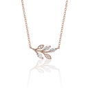 Round Cut Rose Gold Fancy Wedding  for Women