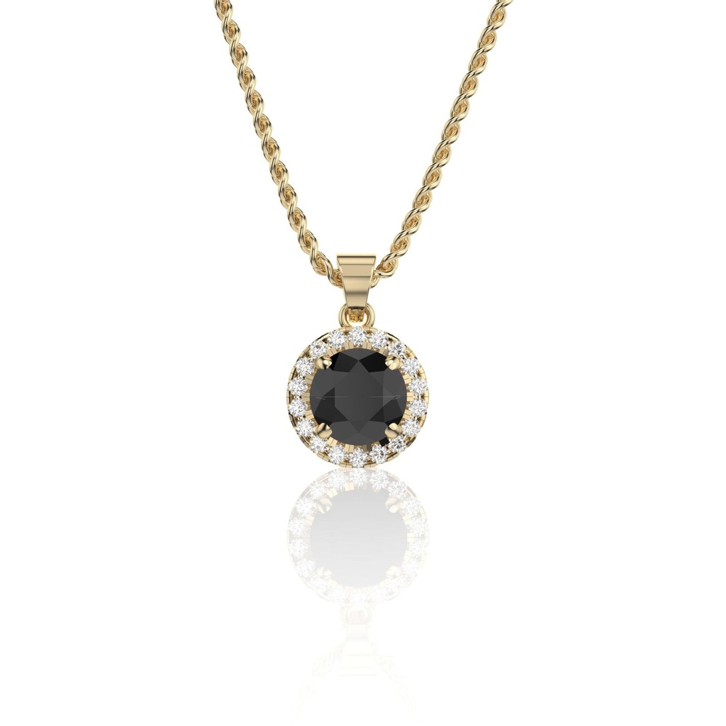  Round  Diamond Necklace For Women