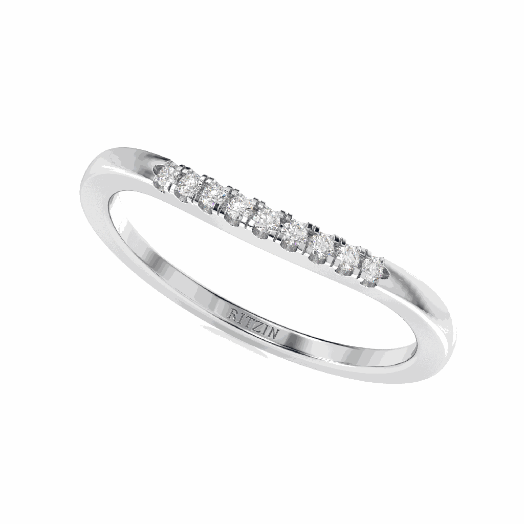Round Diamond Half Eternity Band for Women