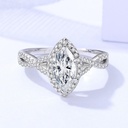 Marquise Cut Engagement Ring 