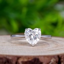 Heart Diamond Engagement Ring for Women