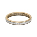 Princess Cut Diamond Eternity Channel Set Wedding Band 