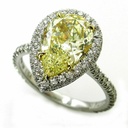 Pear Cut Halo Engagement Ring For Women