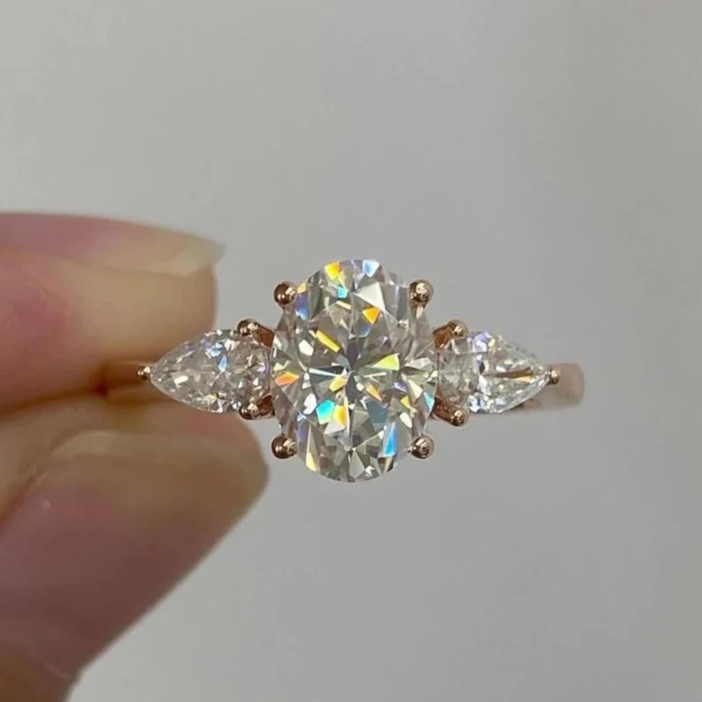 Three Stone Ring For Women