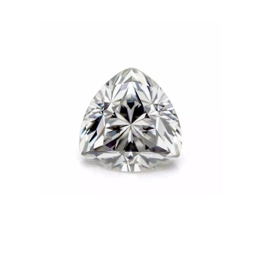 Loose Moissanite White Clean Trillion Cut 2.00 MM