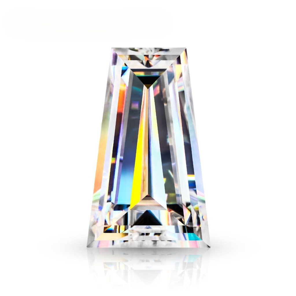 Loose Moissanite White Clean Trapped Baguette Cut 2.50 x 1.50 MM