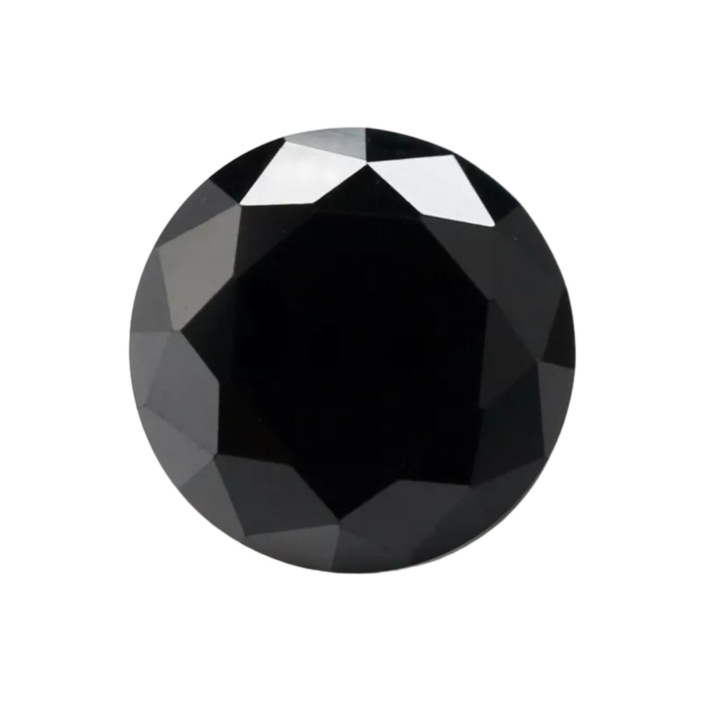 Loose Moissanite Black Clean Round Cut 5.50 MM