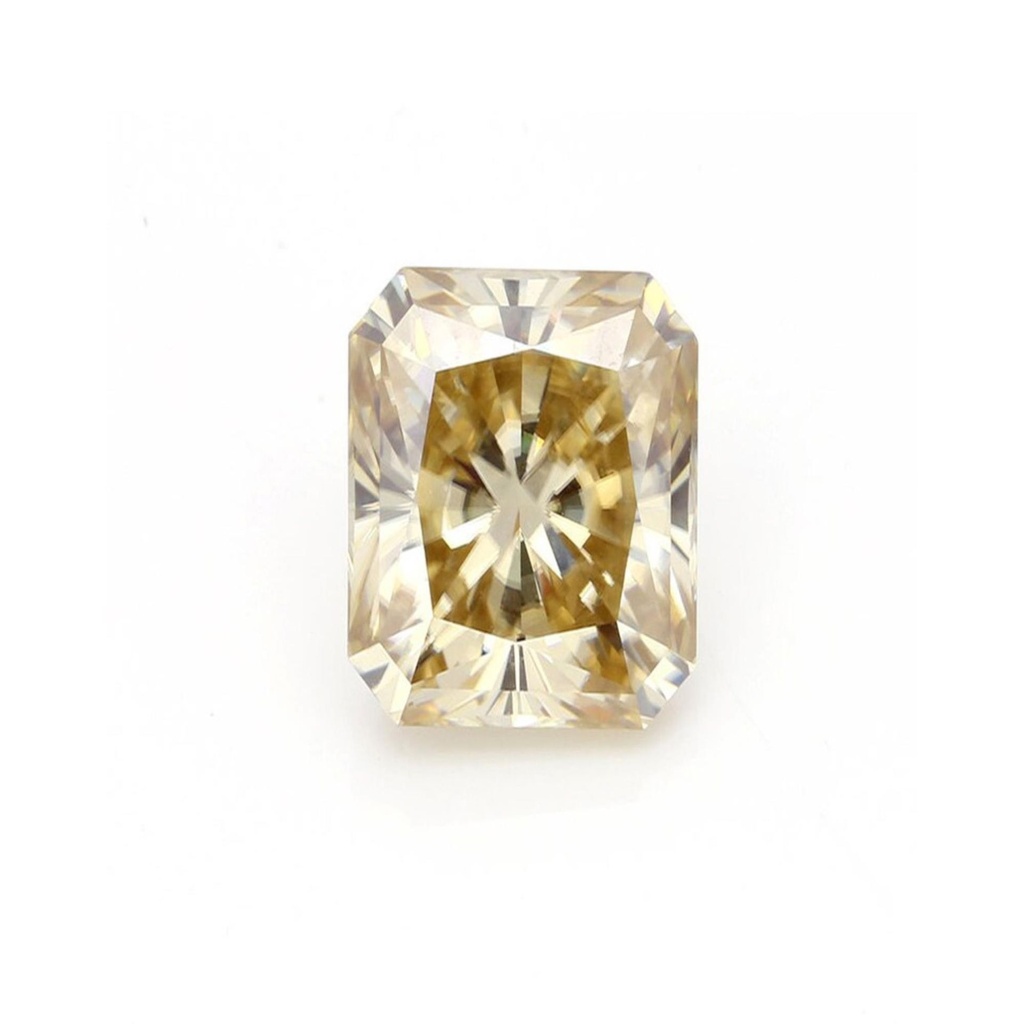 Loose Moissanite Brown Clean Radiant Cut 12.00 x 10.00 MM